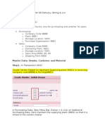 Inter-Company STO With SD Delivery, Billing & LIV