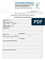 Avaliação fisioterapêutica aquática ortopédica