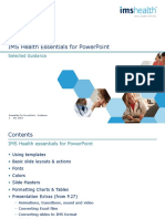 IMS Health Essentials For PowerPoint - GUIDANCE - 2