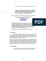 Development of A Sound Reproduction Four