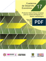 Diseño Metodológico. PIB Trimestral de Bogotá