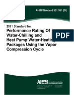 AHRI Standard 551-591 (SI) - 2011 PDF