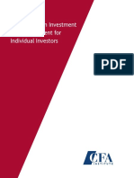 CFA Sample Investment Policy Statement PDF