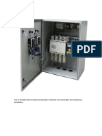 Este Se El Tablero de Transferencia Automática o Llamado Como Interruptor de Transferencia Automatica