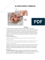 Biomagnetismo, Quiste Ovarico y Miomas en El Utero