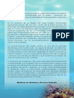 Protocolo Fuentes Terrestres de Contaminación Marina. Guatemala