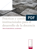 Prácticas y Condiciones Institucionales para El Desarrollo de La Docencia