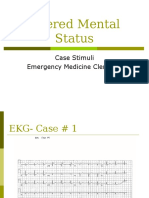 Altered Mental Status Case Stimuli Emergency Medicine Clerkship