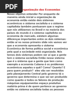 economia  explicação