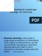 Remote Sensing & Landscape Ecology Lesson 1