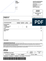 Conta Vivo detalha serviços e valor a pagar