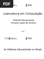 Slide - Politicas Educacionais