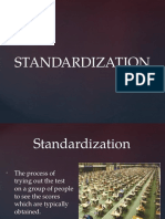 Standardization