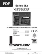 Watlow981 982 Manual