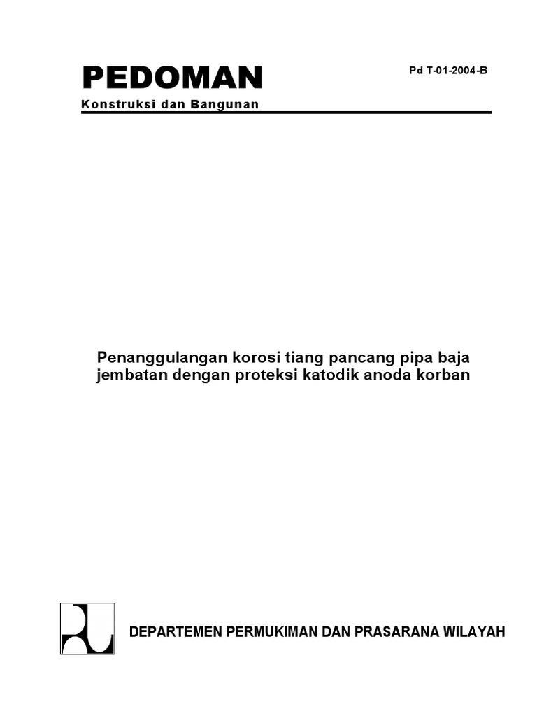 Pd T 01 2004 B Korosi Tiang Pancang Pdf Pdf