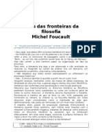 Além Das Fronteiras Da Filosofia - Michel Foucault - BPI