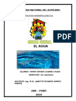 Monografia de Agua