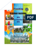 Prosiding Seminar MIPA Dan Pendidikan MIPA