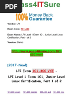 New Pass4itsure Lpi 101-400 VCE PDF - LPI Level 1 Exam 101, Junior Level Linux Certification, Part 1 of 2