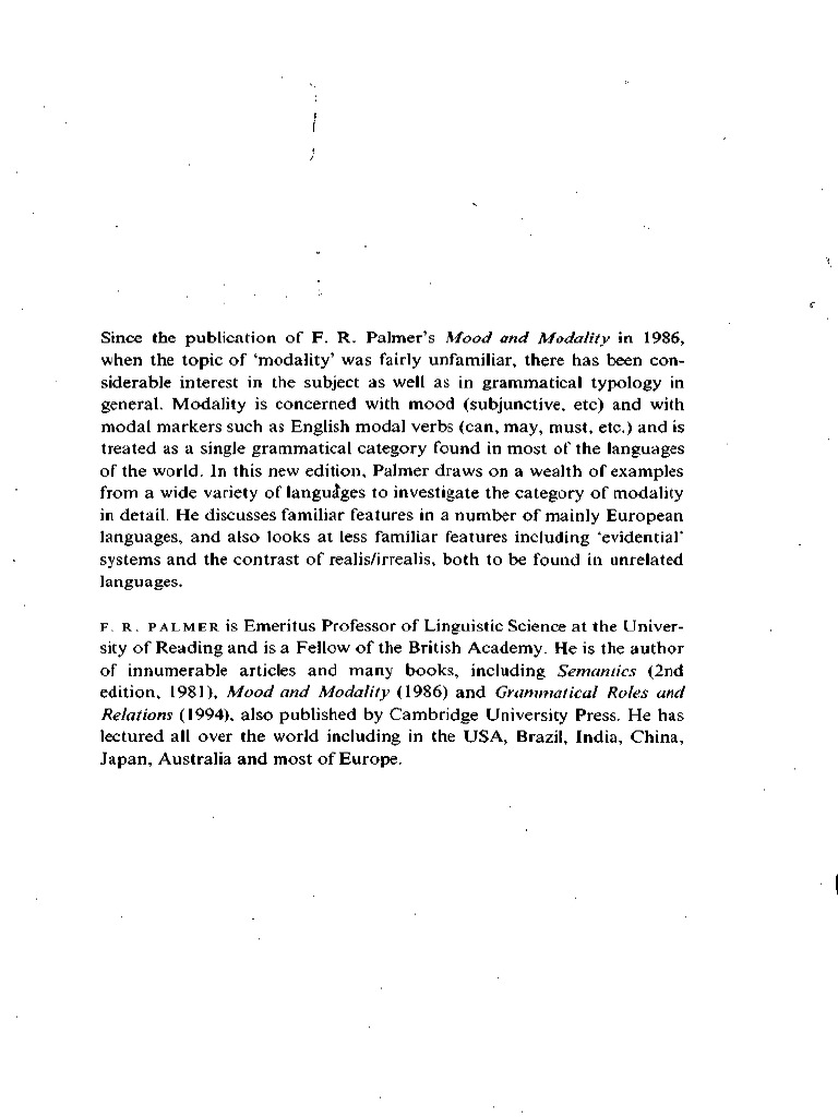 Mood and modality palmer f r pdf modal logic syntactic