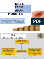 Bab 6 Ringkasan KERANGKA STRATEGIS KEBIJAKAN MONETER