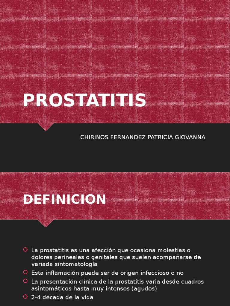 Hal és prostatitis