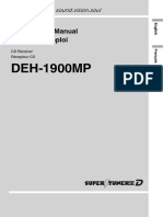 DEH-1900MP: Operation Manual Mode D