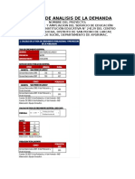 Informe de Analisis de La Demanda Larcay