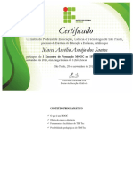 Certificado Marco