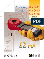 C.A 6413 EARTH CLAMPS Datasheet PDF