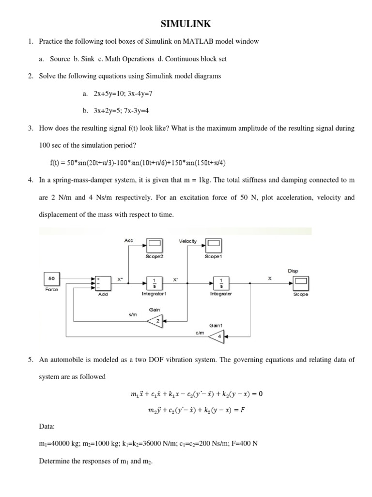 Simulink PDF | PDF
