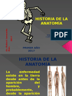 1.Historia de La Anatomia 2017