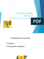 Macroeconomia Modulo 9 El Dinero