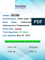 New Passitexams Cisco210-250 Dumps PDF - Understanding Cisco Cybersecurity Fundamentals