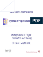 Dynamics of Project Performance - MIT - Prof - PHD DHV