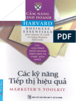 Cẩm Nang Kinh Doanh Harvard- Các Kỹ Năng Tiếp Thị Hiệu Quả