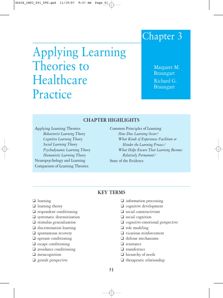 Learning Theories PDF | PDF | Career & Growth | Science & Mathematics