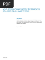 Next Generation Storage Tiering With Dell Emc Isilon Smartpools