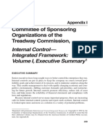 Committee of Sponsoring Organizations of The Treadway Commission