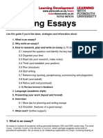 Writing Essays Extended Version