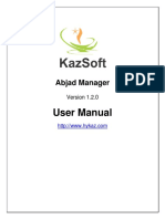 KazSoft Abjad Manager Help Manual
