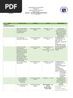 Ict Coordinator Accomplishment Report