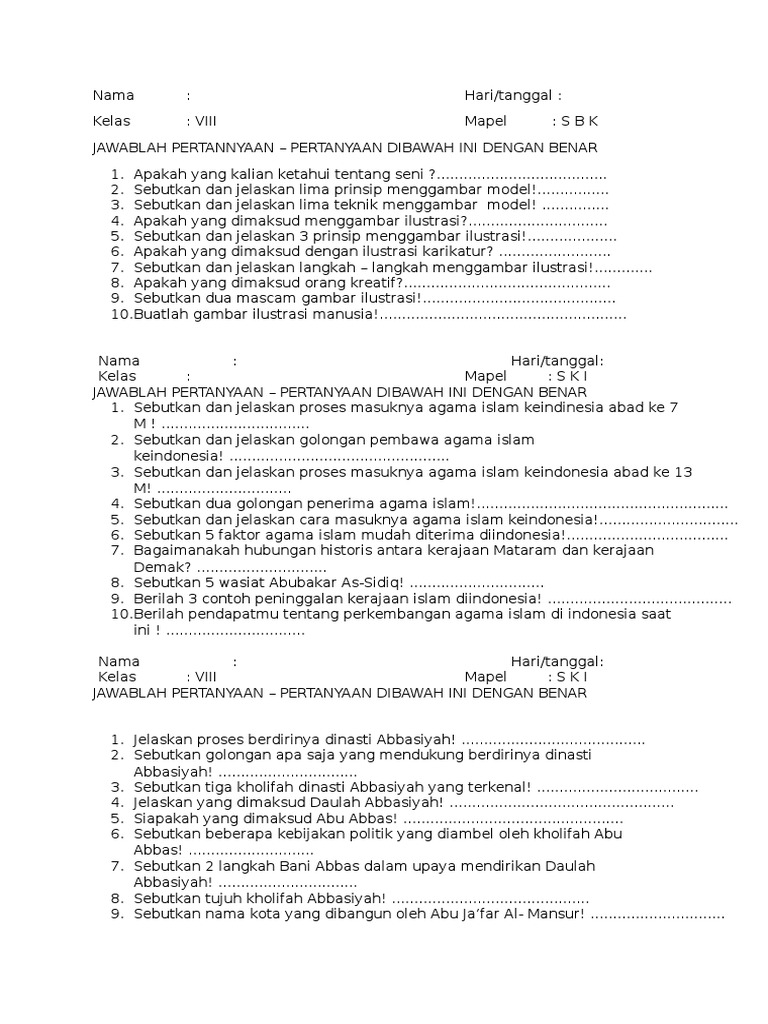 Soal Uts Ganjil Pdf