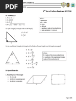 Reviewer - Solid Mensuration