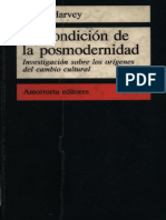 David Harvey - La Condición de Porsmodernidad