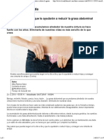 Trucos Adelgazar - Diez Sencillos Pasos Que Te Ayudarán A Reducir La Grasa Abdominal Definitivamente