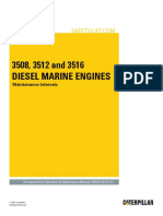 3508, 3512, and 3516 Diesel Marine Engines-Maintenance Intervals PDF
