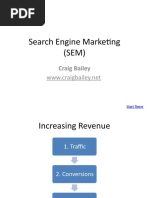 Search Engine Marketing (SEM) : Craig Bailey