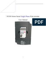 SG200 Series Single Phase Solar Inverter User Manual