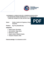 Proyecto de Deserción Escolar Carabayllo PDF